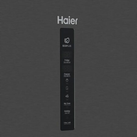 Холодильник с морозильником   Haier C4F740CBXGU1 черный