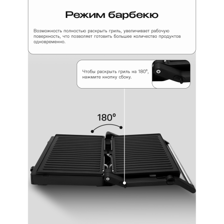 Электрогриль RageX R784-000 черный