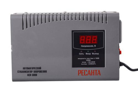 Стабилизатор напряжения Ресанта АСН-500Н