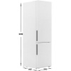 Холодильник с морозильником   Midea MDRB600MMF01 белый