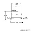 Вытяжка полновстраиваемая Bosch DLN53AA70 серебристый