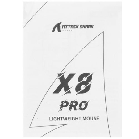 Мышь беспроводная/проводная Attack Shark X8Pro  черный