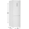 Холодильник с морозильником   Haier CEF535AWD белый