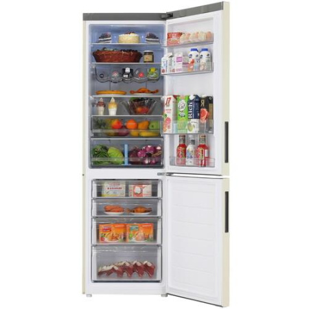 Холодильник с морозильником   Haier C2F636CCRGU1 бежевый