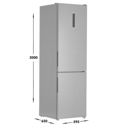 Холодильник с морозильником   Haier CEF537ASD серебристый
