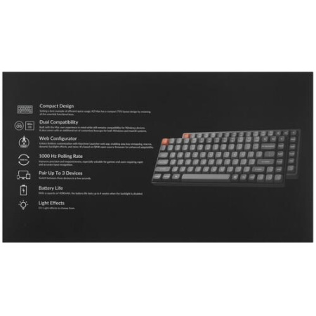 Клавиатура  проводная + беспроводная Keychron K2 Max