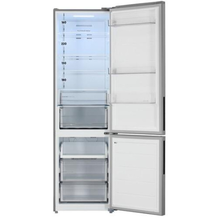 Холодильник с морозильником   Midea MDRB600MMF46 серебристый
