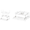 Вытяжка телескопическая Midea MH60T250GW белый/белый
