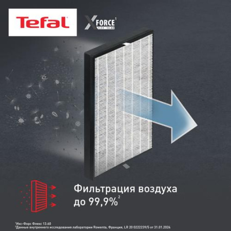 Вертикальный пылесос  Tefal Aqua TY9AC1WO  синий