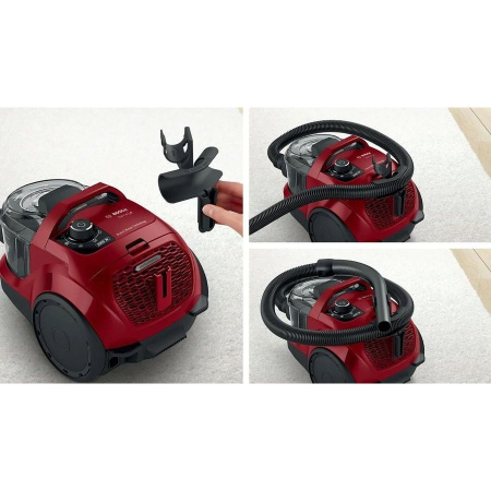 Пылесос BOSCH BGS21WX200 красный