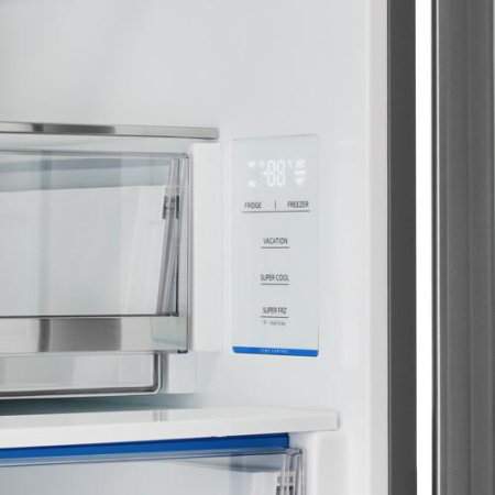 Холодильник с морозильником   Midea MDRB601MME46 серебристый