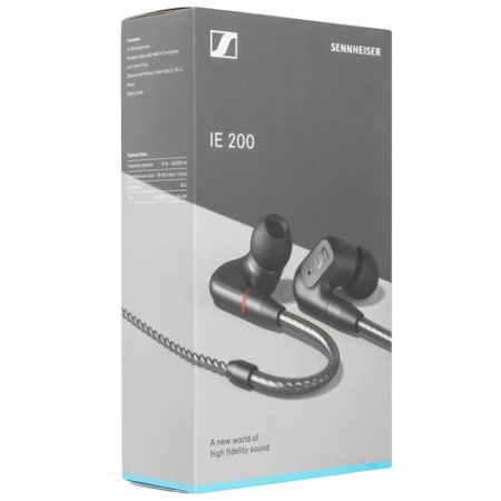 Проводные наушники Sennheiser IE 200  черный 2023