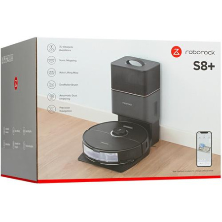 Робот-пылесос Roborock S8+ черный