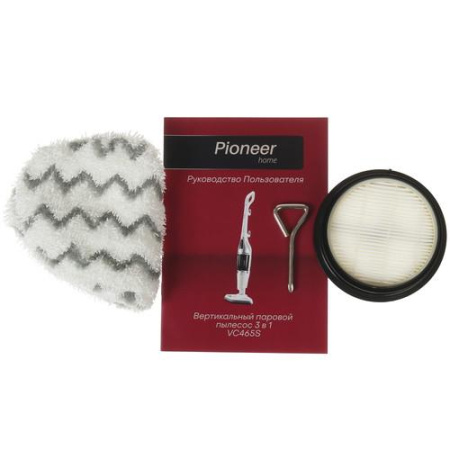 Вертикальный пылесос паровой Pioneer VC465S  белый