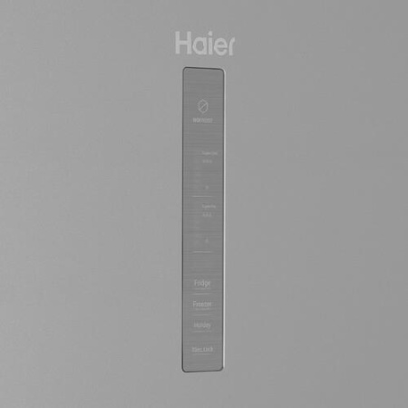 Холодильник с морозильником   Haier CEF535ASD серебристый