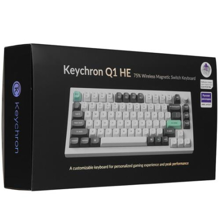 Клавиатура  проводная + беспроводная Keychron Q1 HE