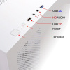Корпус Ginzzu V200 White