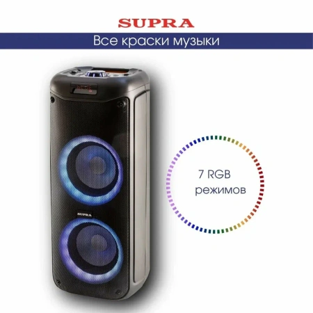 Минисистема Supra SMB-780 черный