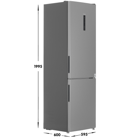 Холодильник с морозильником Haier CEF534CSRG серебристый