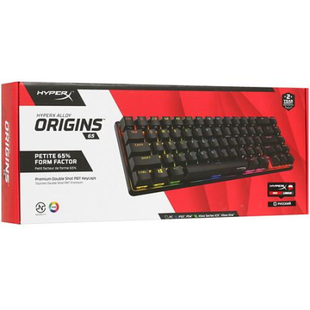 Клавиатура  проводная HyperX Alloy Origins 65