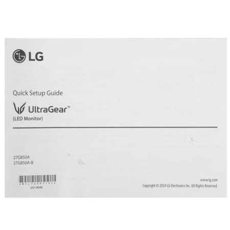 27" Монитор LG 27G850A-B черный