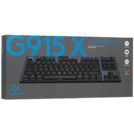 Клавиатура  проводная + беспроводная Logitech G915 X LIGHTSPEED TKL