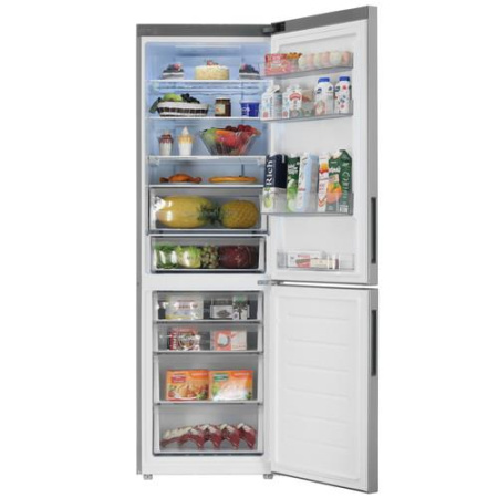 Холодильник с морозильником   Haier C4F637CFMRGU1 серебристый