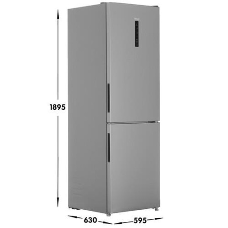 Холодильник с морозильником   Haier CEF535ASG серебристый