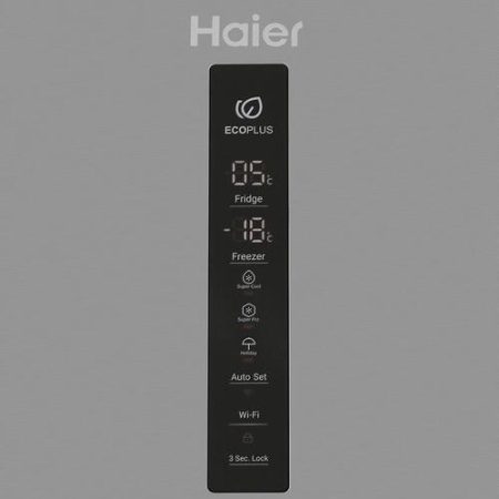 Холодильник с морозильником   Haier C2F637CXRGU1 серебристый